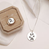 Actual Pet Paw Print Signet Ring-Jewelry > Rings > Statement Rings-EcoPhilia