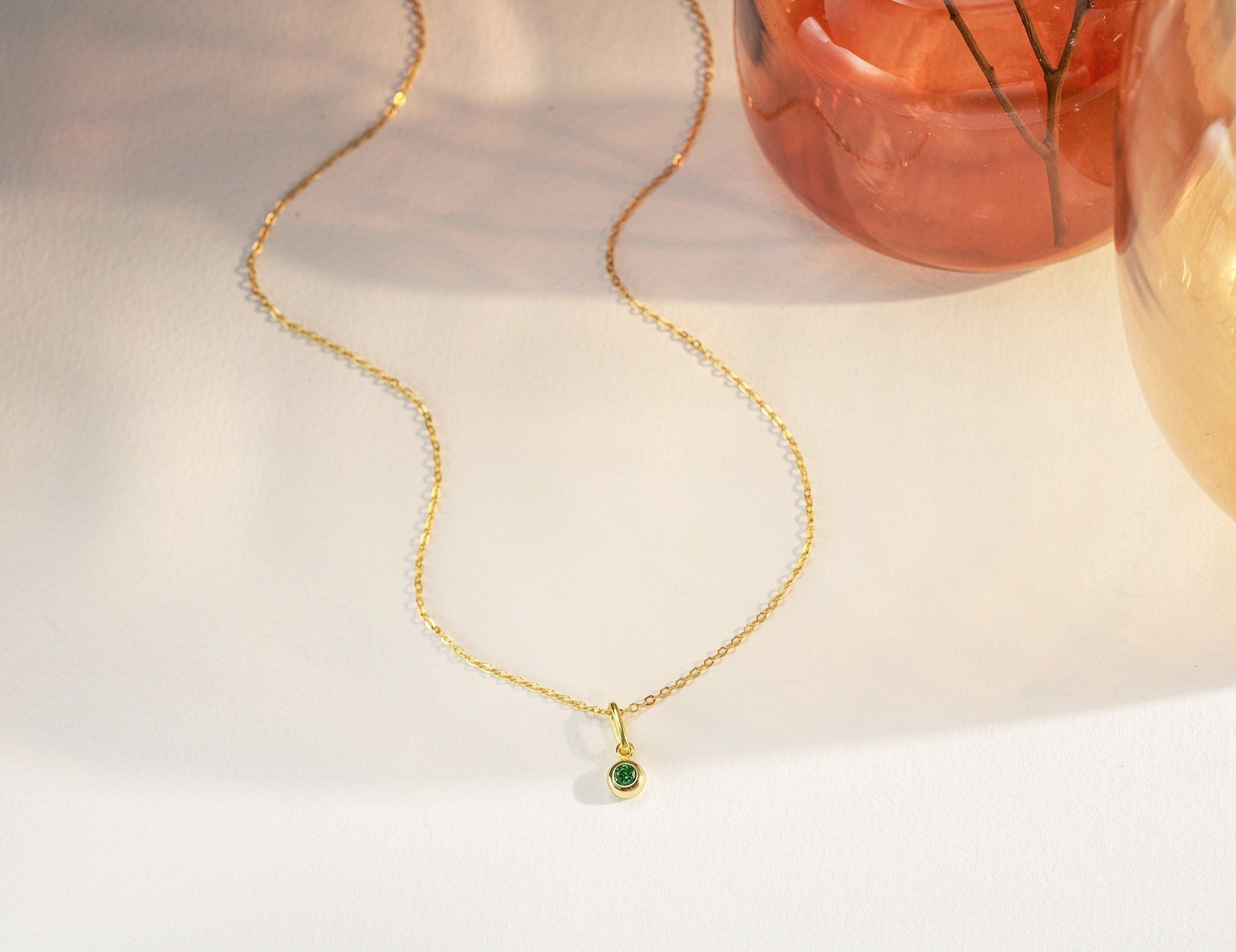 Birthstone Necklace-Birthstone Necklace-EcoPhilia