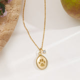 Pet Paw Photo Locket Necklace