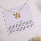 Butterfly Necklace-butterfly necklace for girl-EcoPhilia