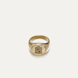 Custom Crest Signet Ring-Jewelry > Rings > Statement Rings-EcoPhilia