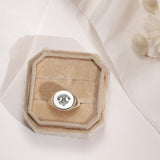 Custom Pet Paw Print Signet Ring-Jewelry > Rings > Statement Rings-EcoPhilia