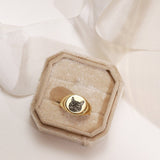 Custom Pet Portrait Ring-Jewelry > Rings > Statement Rings-EcoPhilia