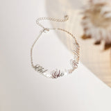 Dainty Custom Name Bracelet-Jewelry > Bracelets > Chain & Link Bracelets-EcoPhilia