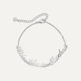 Dainty Custom Name Bracelet-Jewelry > Bracelets > Chain & Link Bracelets-EcoPhilia