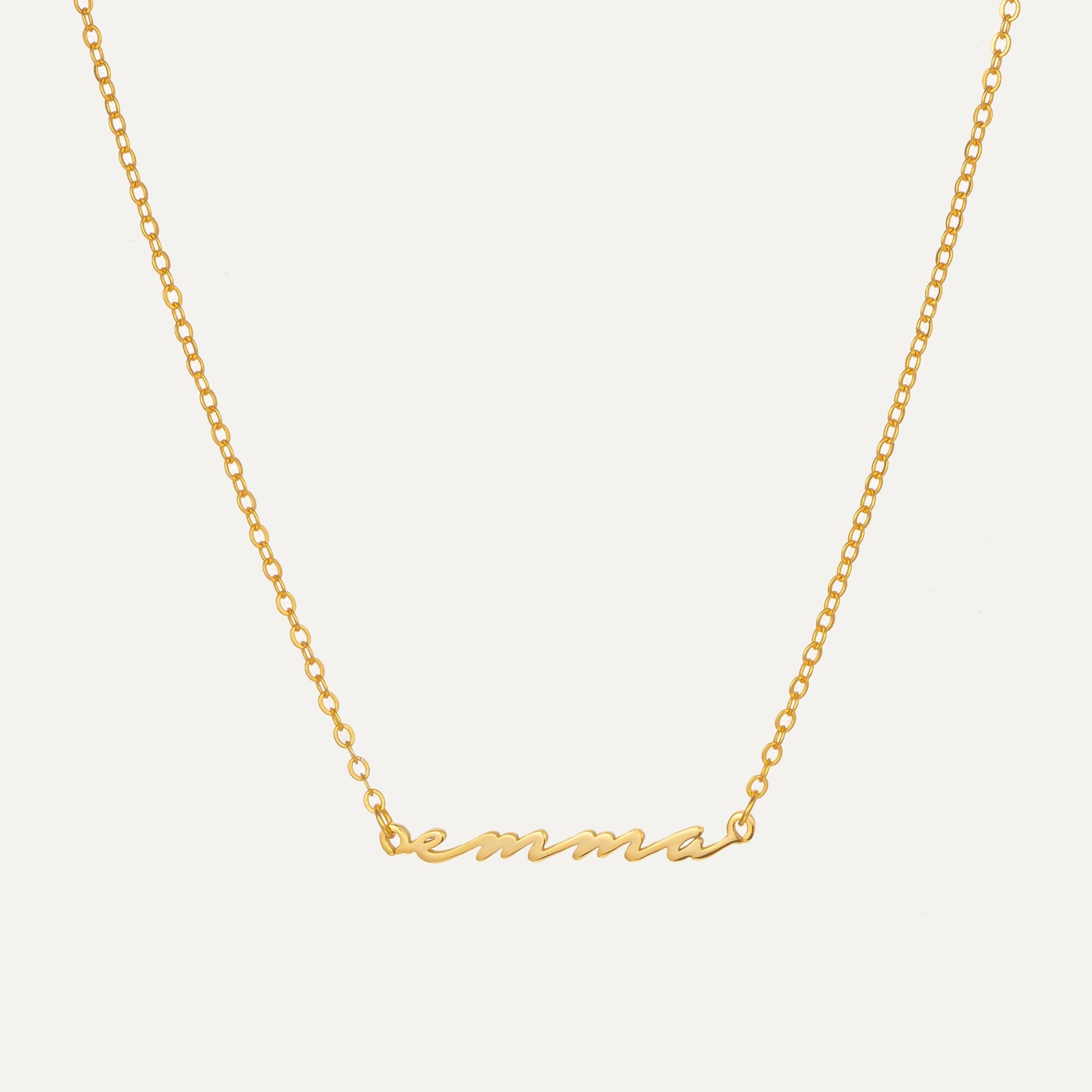 Dainty Handwriting Signature Necklace-Jewelry > Necklaces > Monogram & Name Necklaces-EcoPhilia