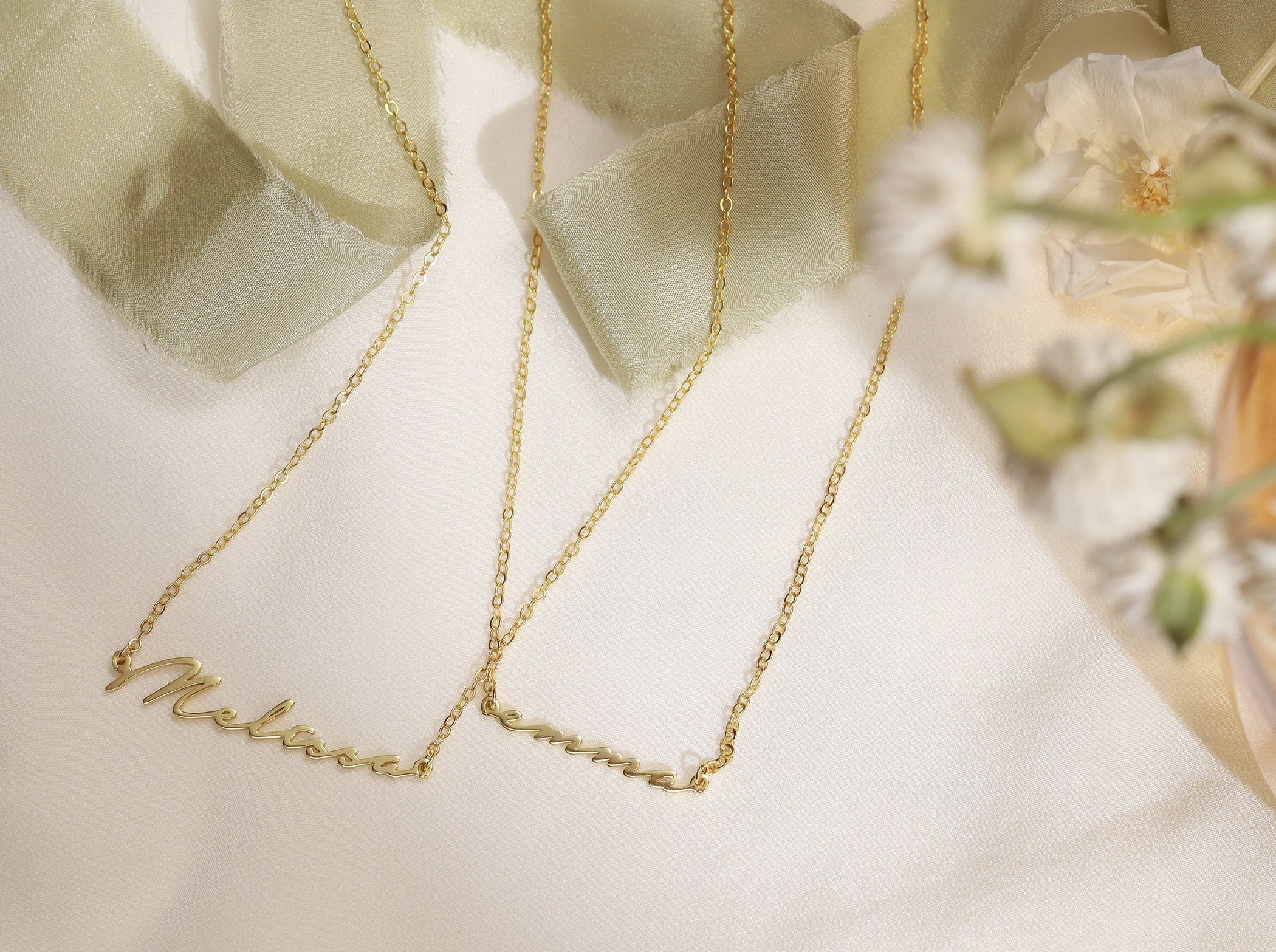 Dainty Handwriting Signature Necklace-Jewelry > Necklaces > Monogram & Name Necklaces-EcoPhilia