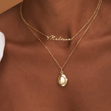 Dainty Handwriting Signature Necklace-Jewelry > Necklaces > Monogram & Name Necklaces-EcoPhilia