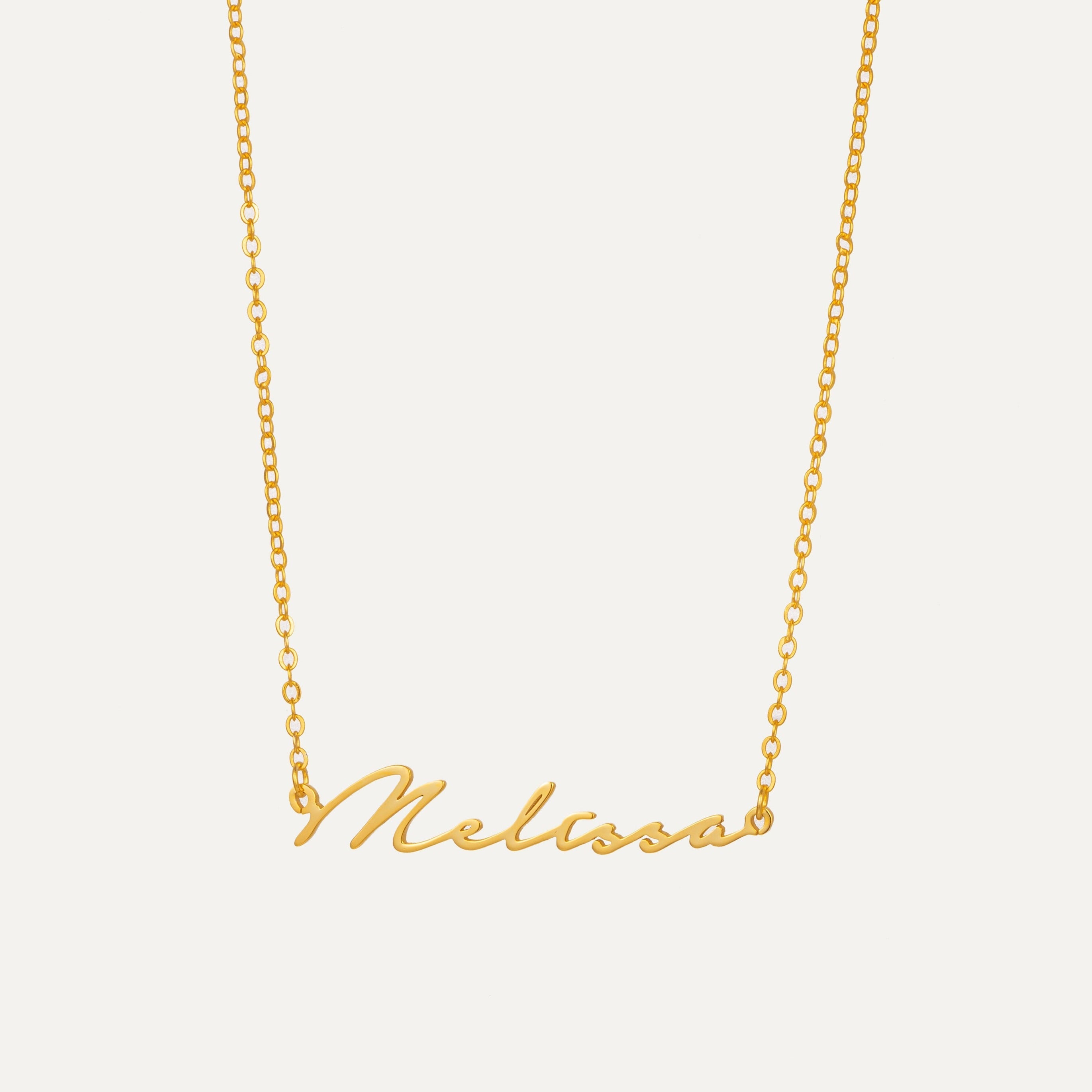 Dainty Handwriting Signature Necklace-Jewelry > Necklaces > Monogram & Name Necklaces-EcoPhilia