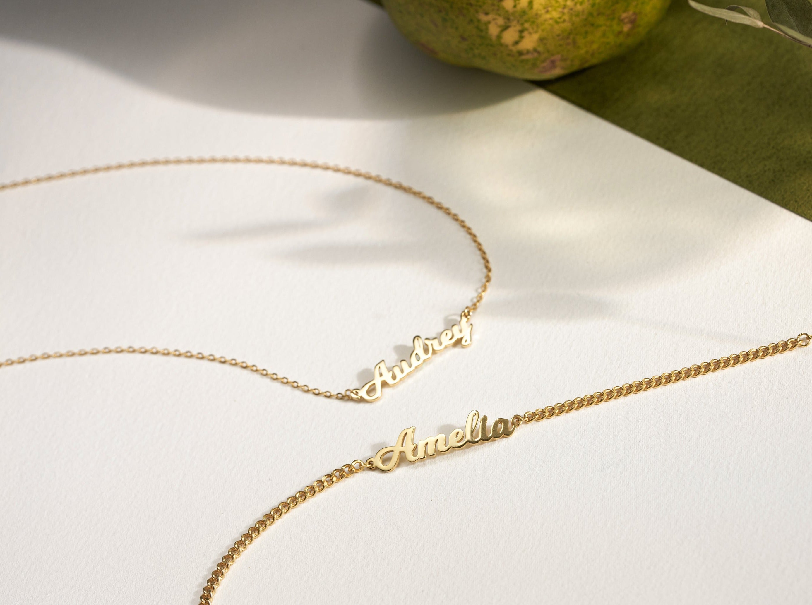 Dainty Name Charm Necklace-Jewelry > Necklaces > Monogram & Name Necklaces-EcoPhilia