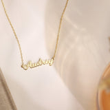 Dainty Name Charm Necklace-Jewelry > Necklaces > Monogram & Name Necklaces-EcoPhilia