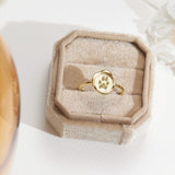 Dainty Paw Print Seal Wax Ring-Jewelry > Rings > Statement Rings-EcoPhilia