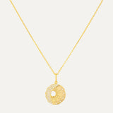 Diamond Moon Sun Star Necklace-Jewelry > Necklaces > Charm Necklaces-EcoPhilia