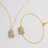 Gummy Bear Locket Bracelet – A Sparkle of Joy