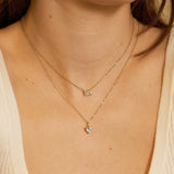 Emerald Diamond Necklace-Emerald Diamond Necklace-EcoPhilia