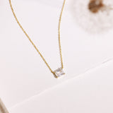 Emerald Diamond Necklace-Emerald Diamond Necklace-EcoPhilia