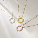 Family Circle Necklace-Jewelry > Necklaces > Pendant Necklaces-EcoPhilia