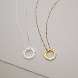 Family Circle Necklace-Jewelry > Necklaces > Pendant Necklaces-EcoPhilia