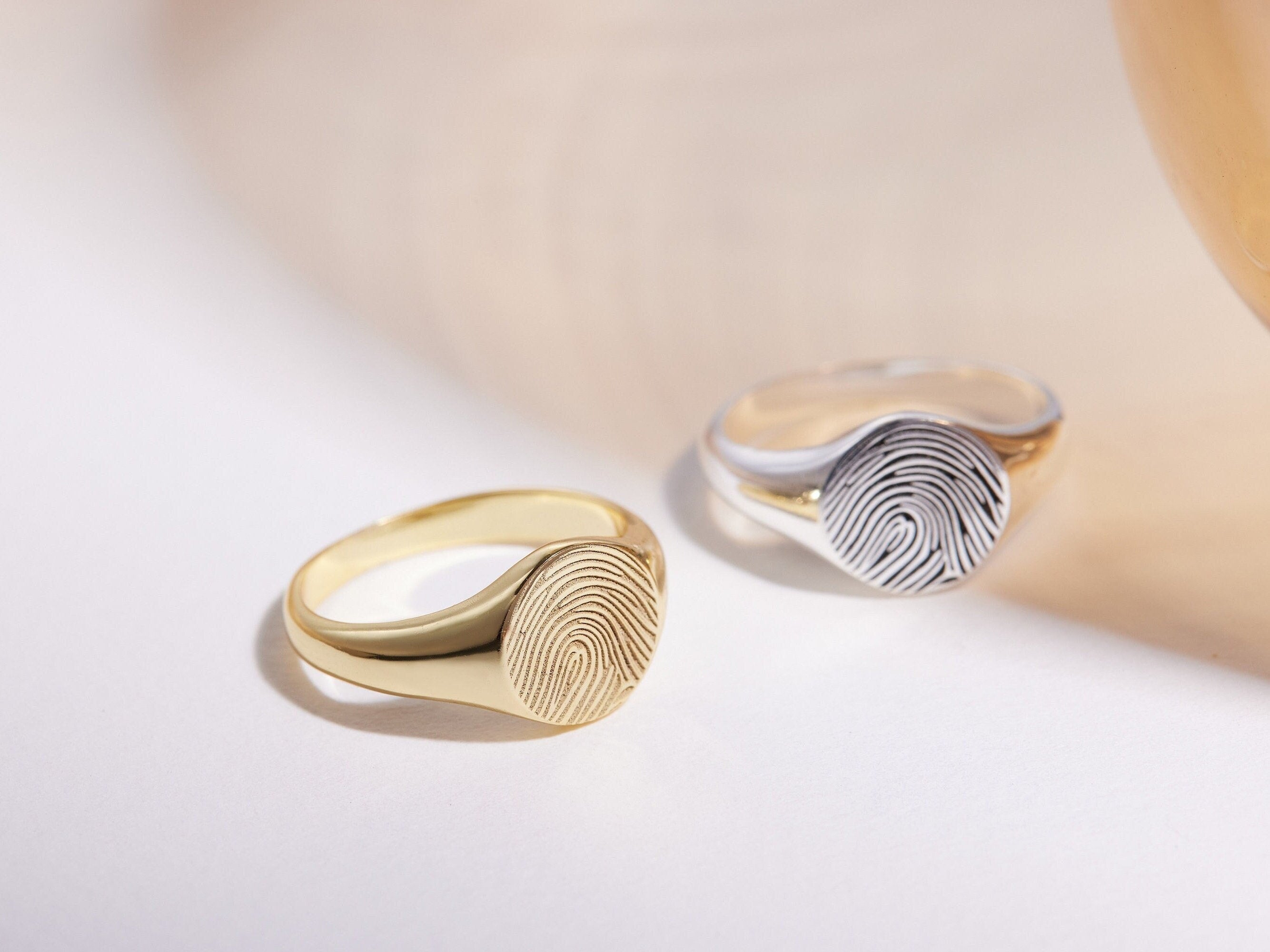 Finger Print Rings-Finger Print Rings-EcoPhilia