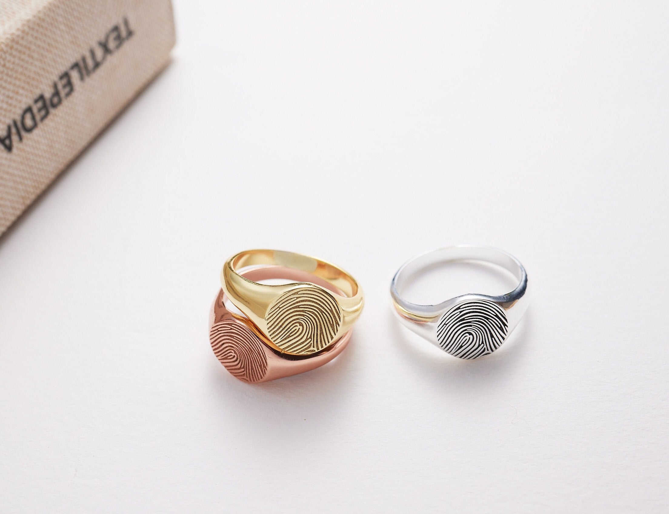 Finger Print Rings-Finger Print Rings-EcoPhilia