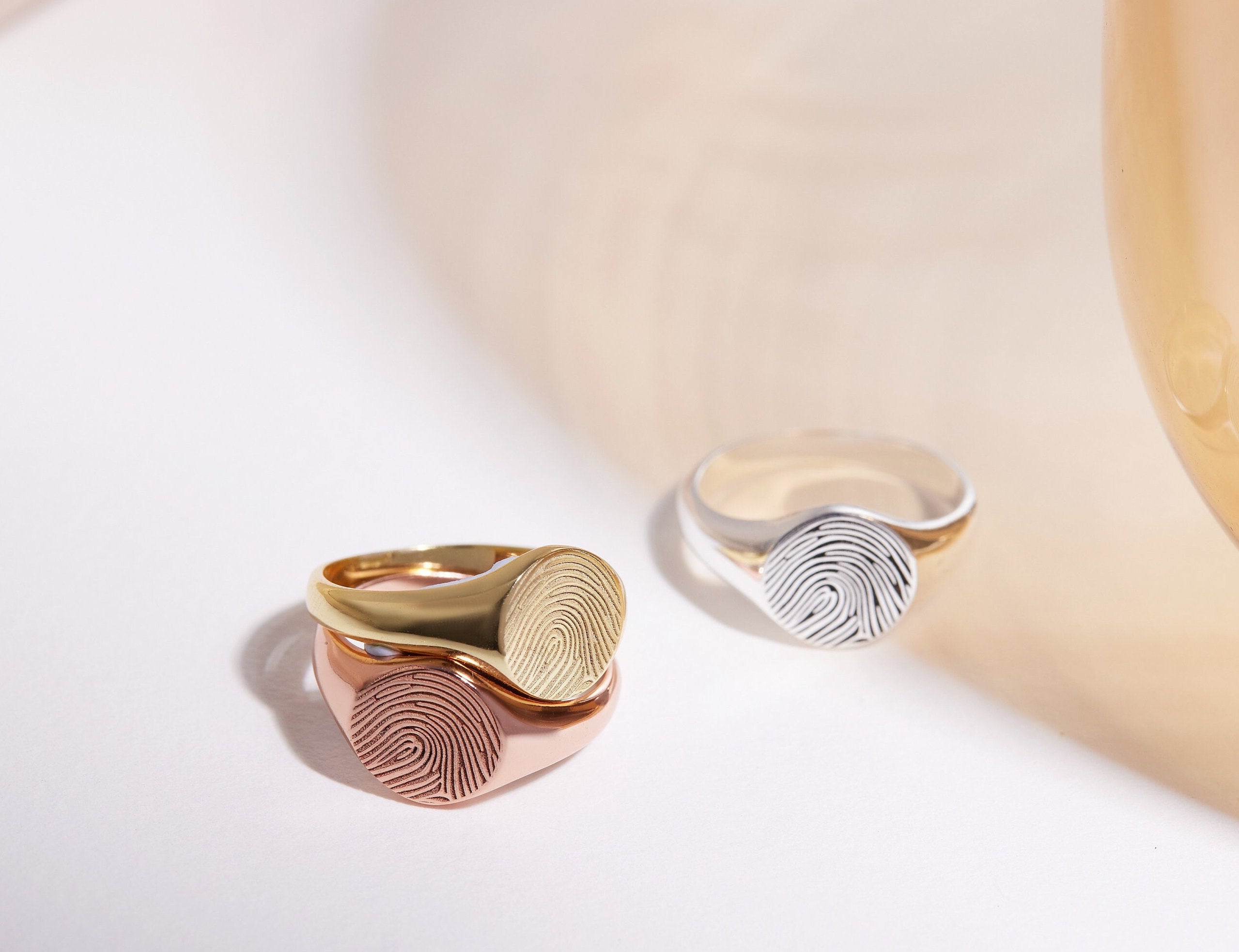 Finger Print Rings-Finger Print Rings-EcoPhilia