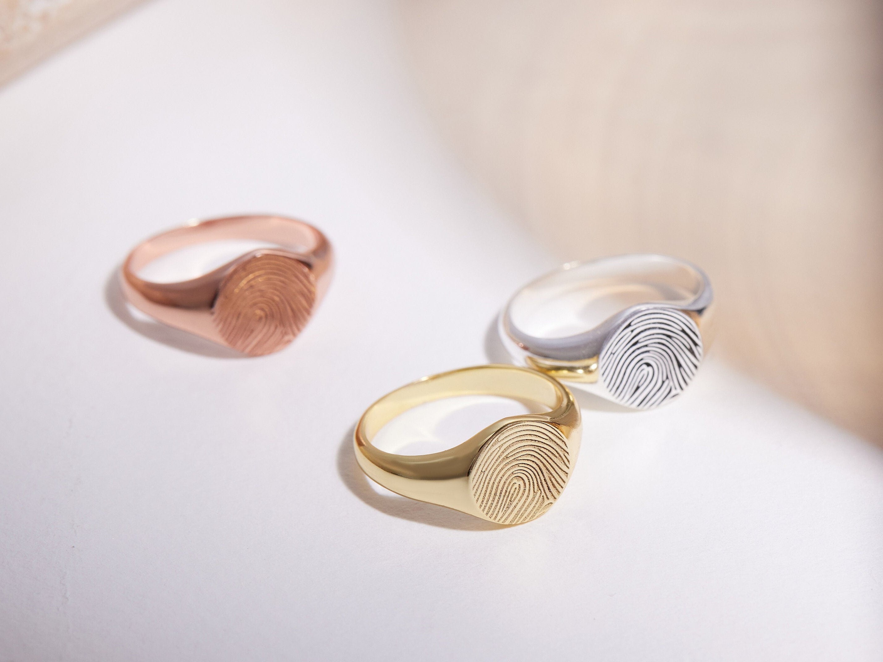 Finger Print Rings-Finger Print Rings-EcoPhilia