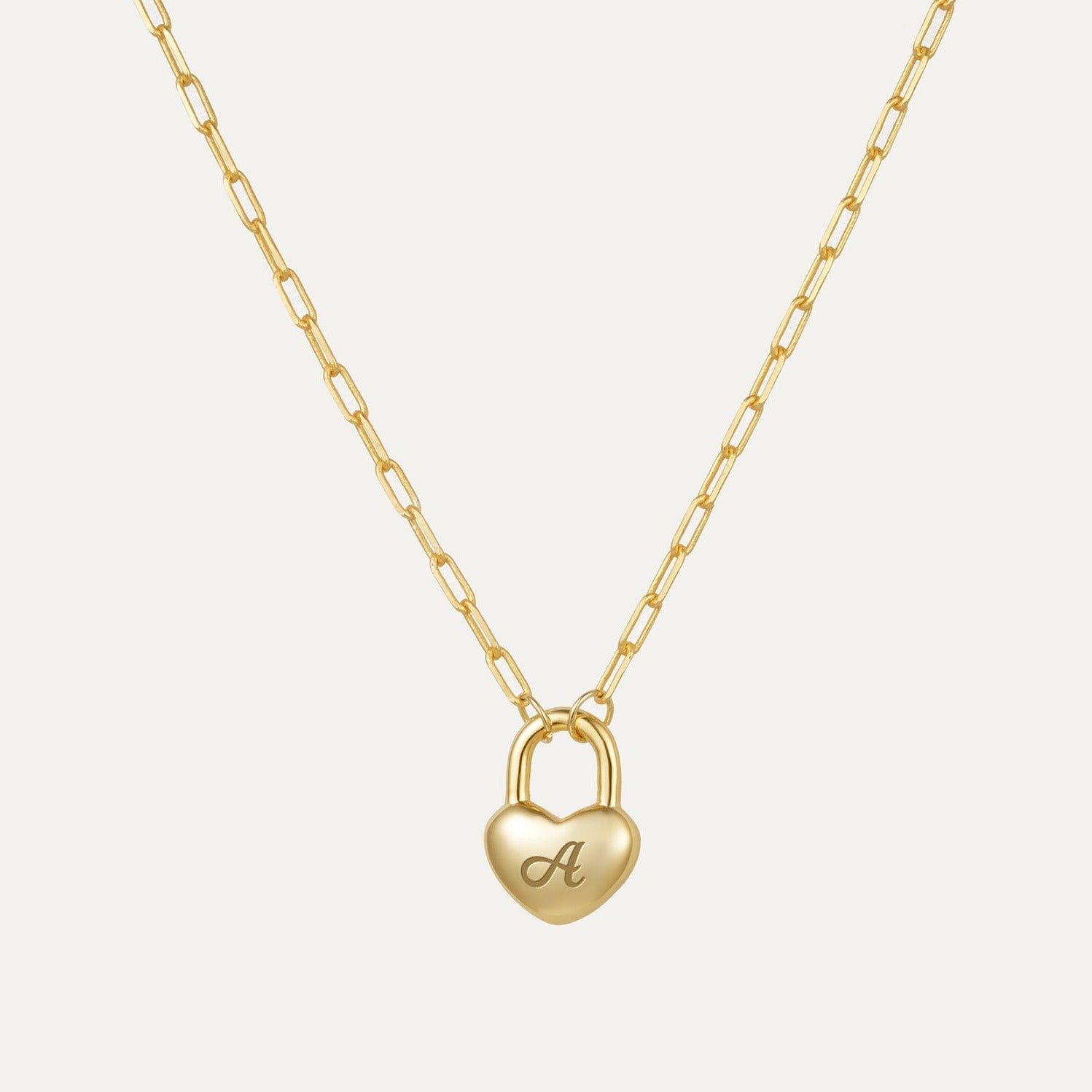 Heart Initial Necklace-Jewelry > Necklaces > Charm Necklaces-EcoPhilia