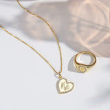 Heart Necklace-Jewelry > Necklaces > Charm Necklaces-EcoPhilia