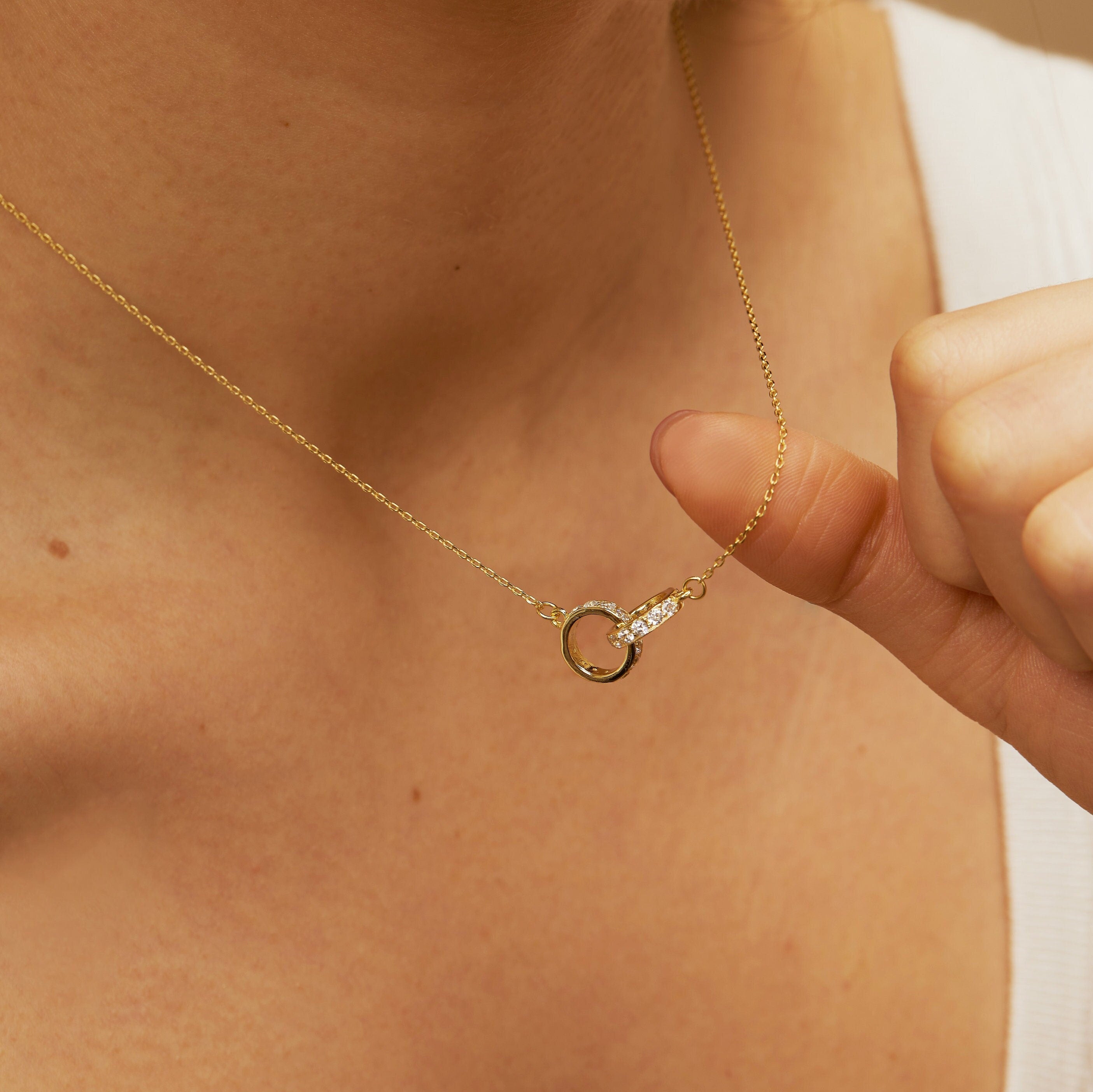 Infinity Interlocking Necklace-Infinity Interlocking Necklace-EcoPhilia