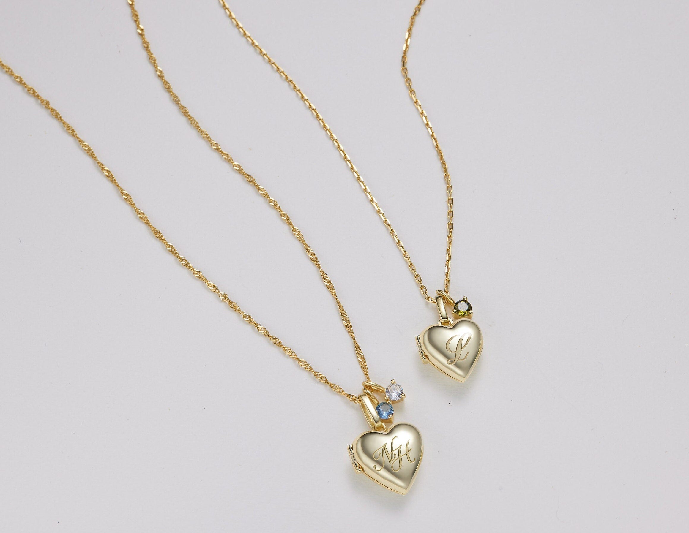 Initial Heart Locket-Initial Heart Locket-EcoPhilia