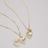 Initial Heart Locket-Initial Heart Locket-EcoPhilia