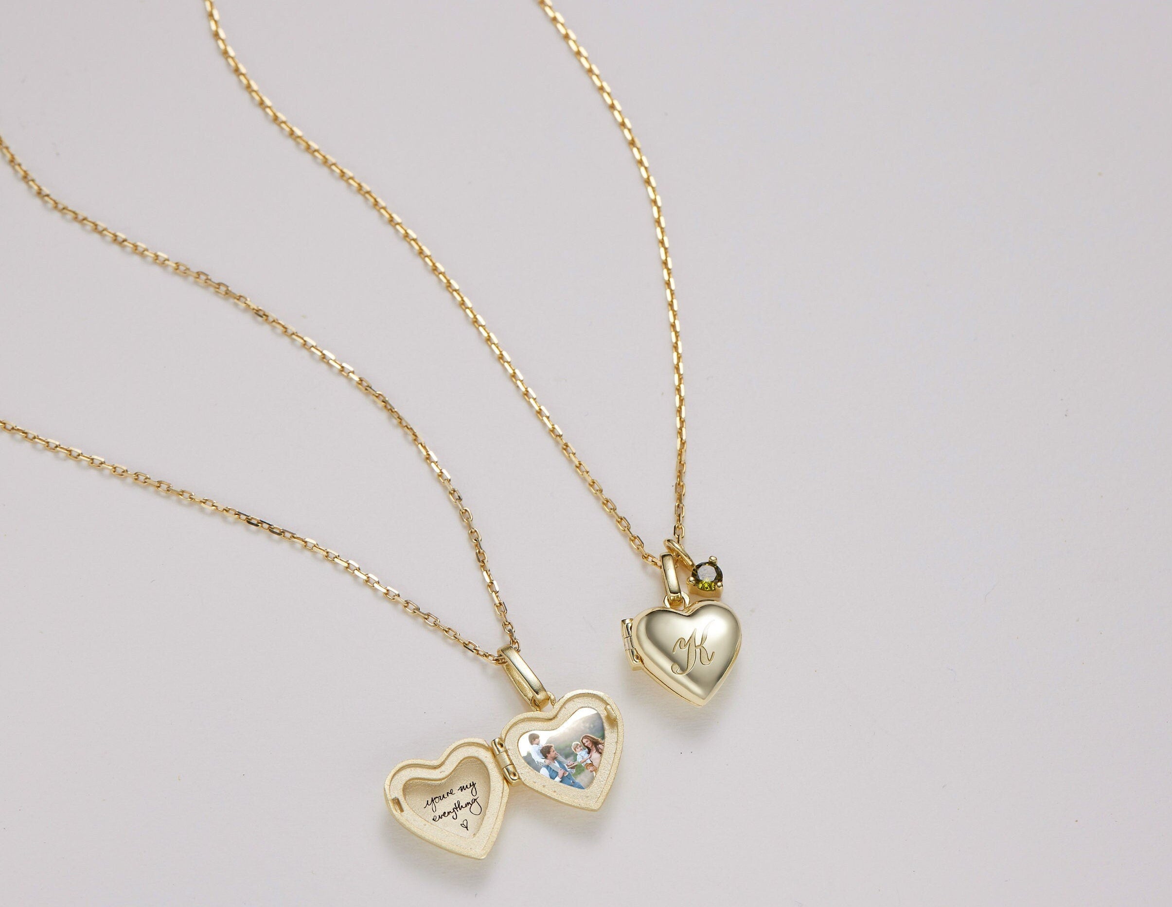 Initial Heart Locket-Initial Heart Locket-EcoPhilia