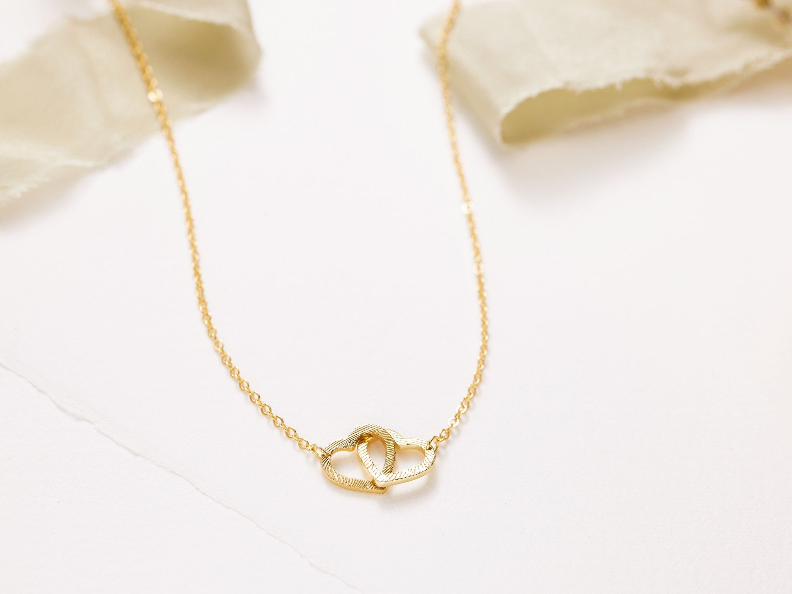 Interlocking Heart Necklace-Interlocking Heart Necklace-EcoPhilia