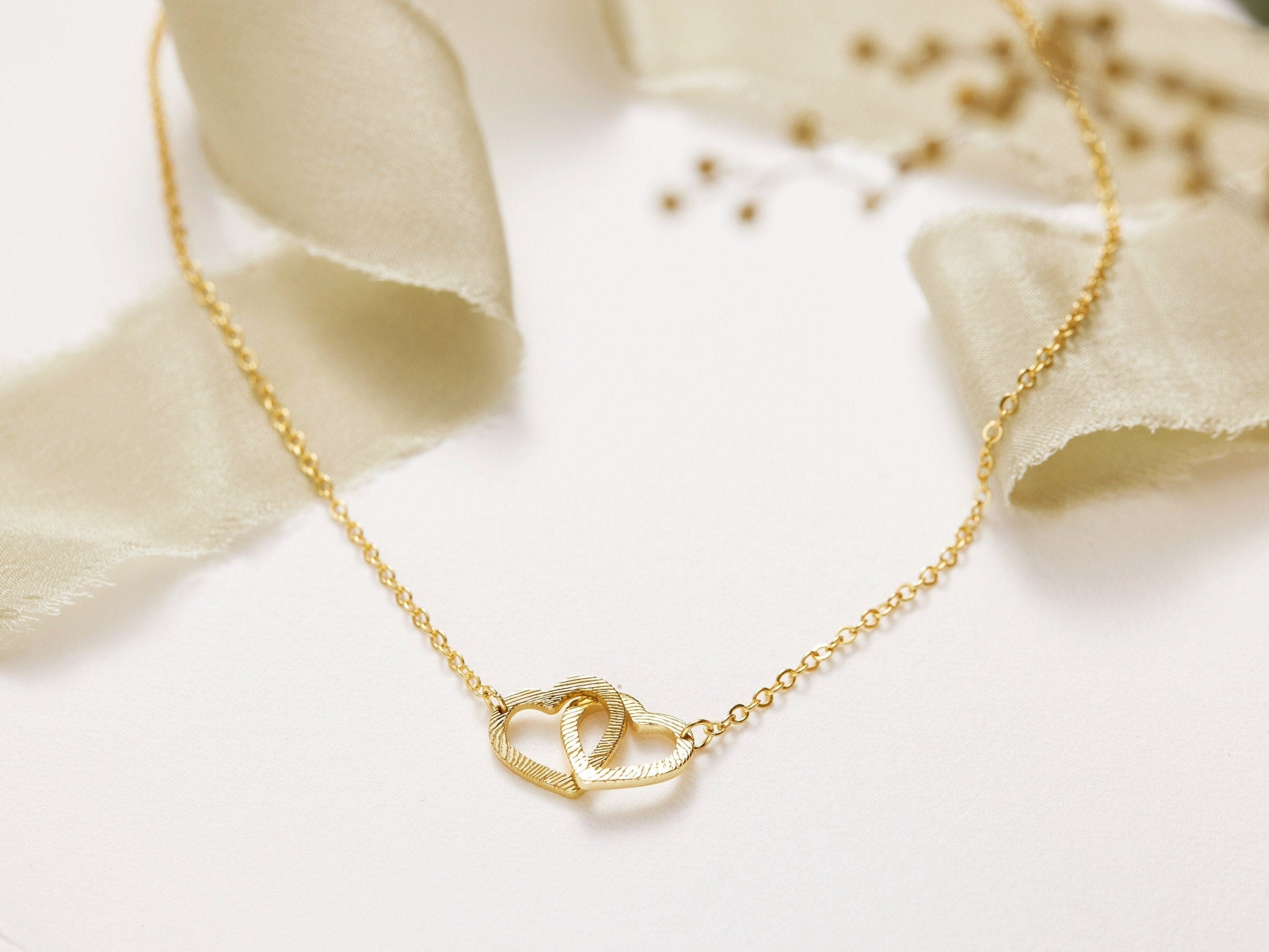 Interlocking Heart Necklace-Interlocking Heart Necklace-EcoPhilia