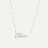 Pavé Handwriting Necklace