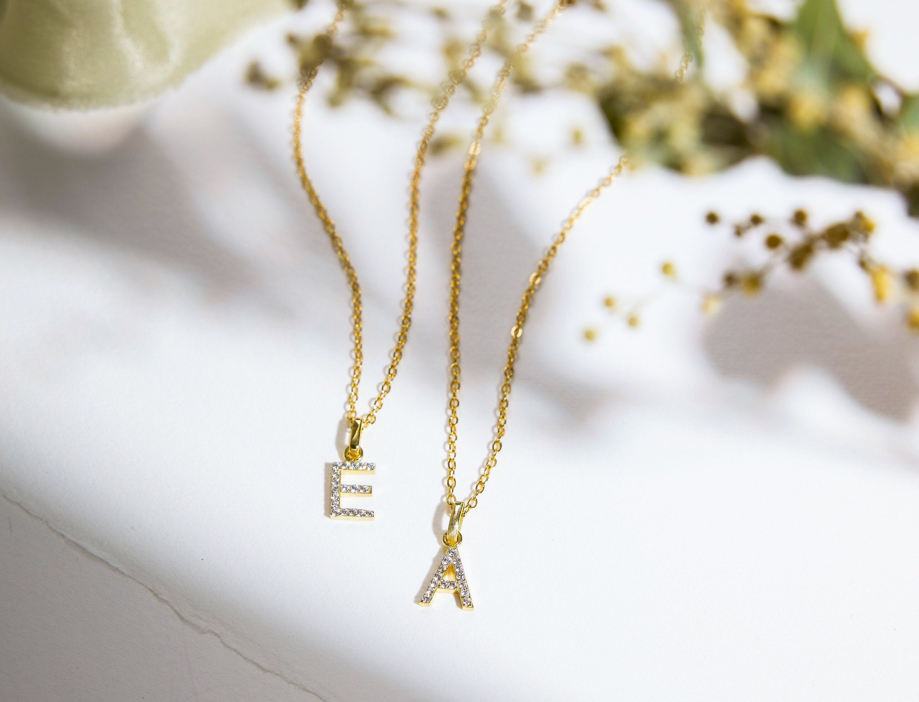 Letter Necklace-Letter Necklace-EcoPhilia