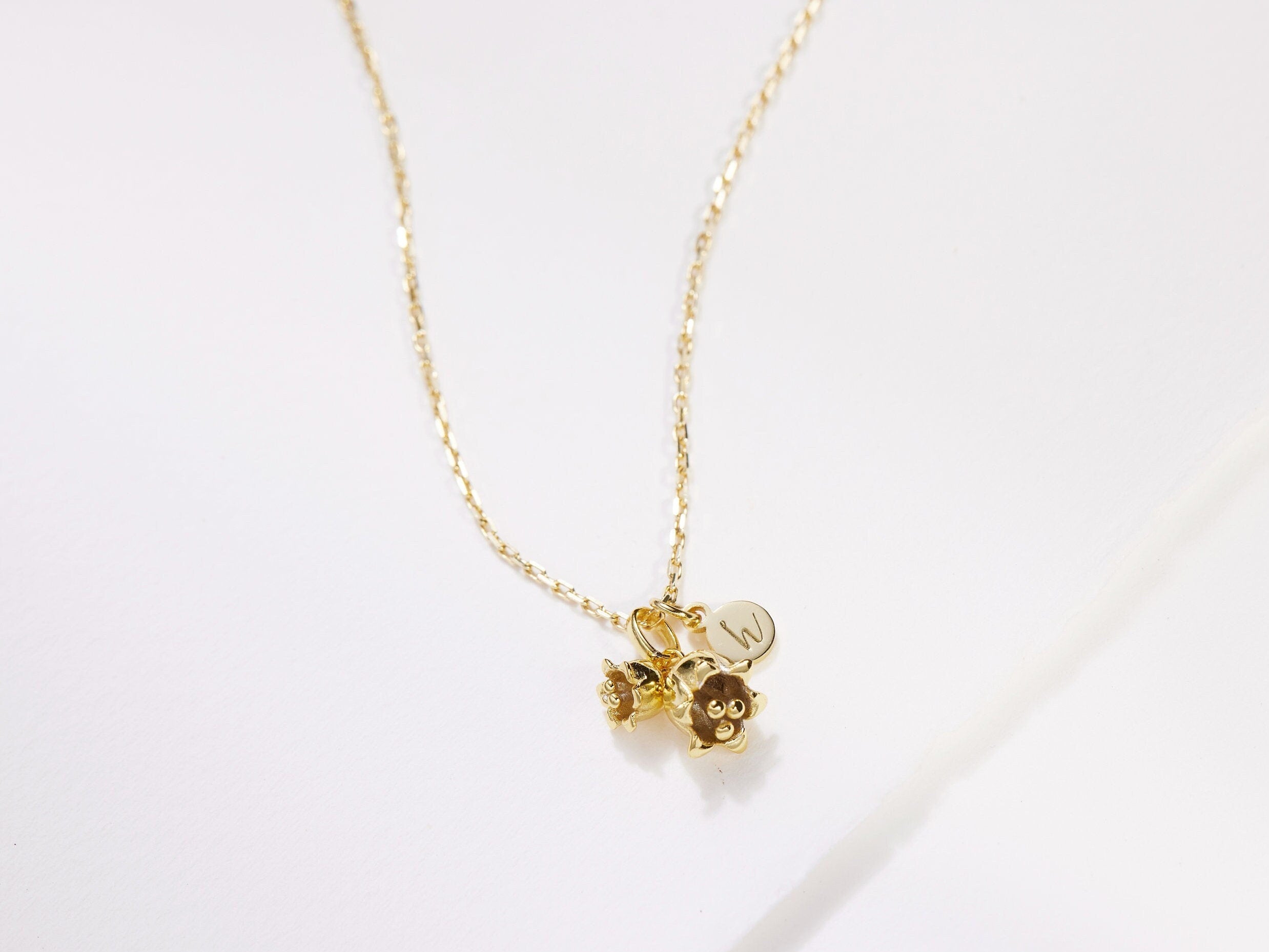 May Lily of the Valley Birth Flower Necklace-may birthday necklace-EcoPhilia