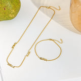 Minimalist Multi Name Necklace in Curb Chain-Jewelry > Necklaces > Monogram & Name Necklaces-EcoPhilia