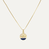 Moon Mountain Ocean Spinner Necklace-Moon Mountain Ocean Spinner Necklace-EcoPhilia