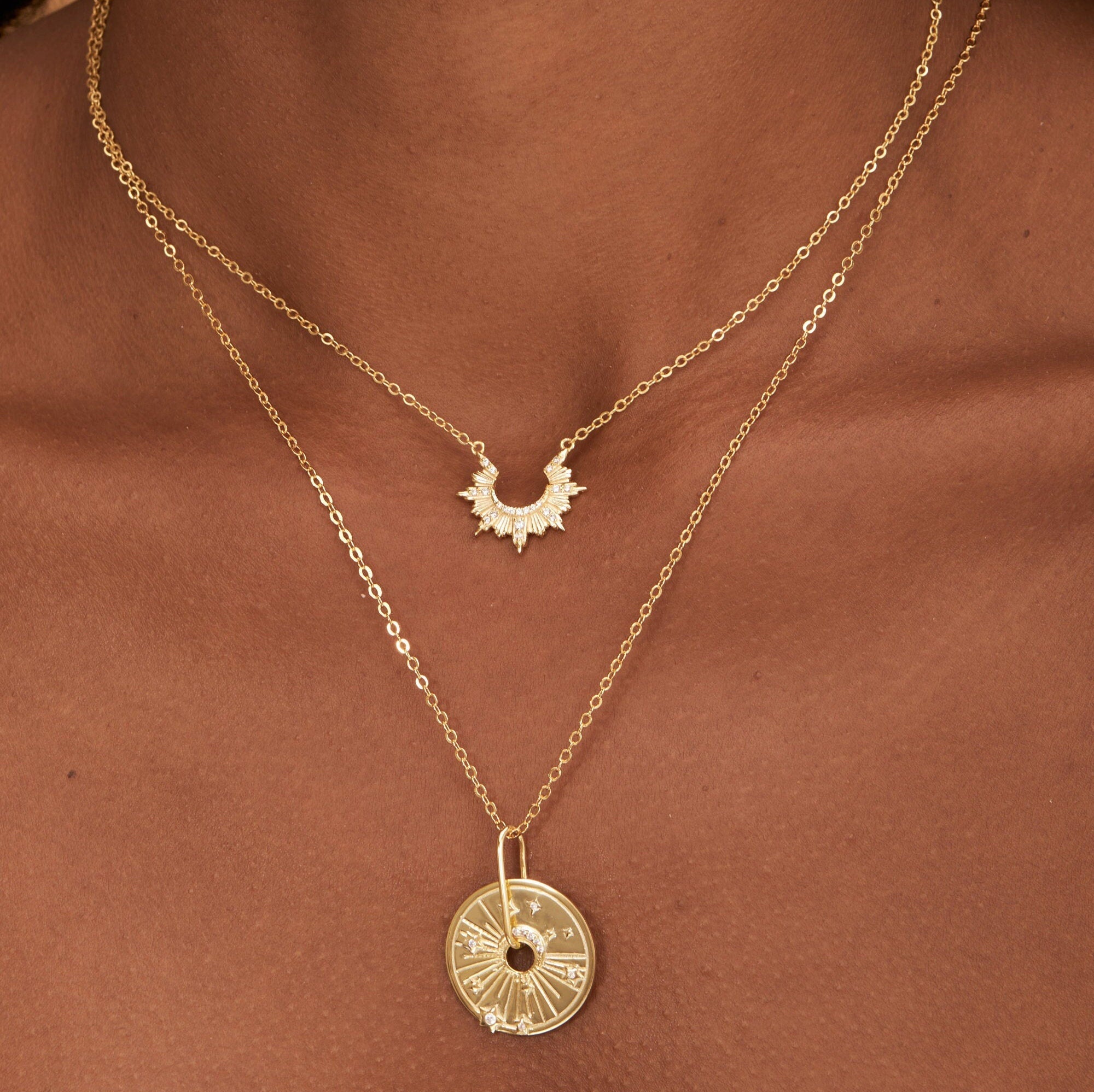 Moon Sun Star Necklace-Moon Sun Star Necklace-EcoPhilia