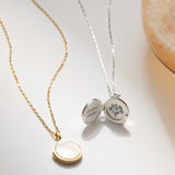 Mother of Pearl Locket-Mother of Pearl locket-EcoPhilia