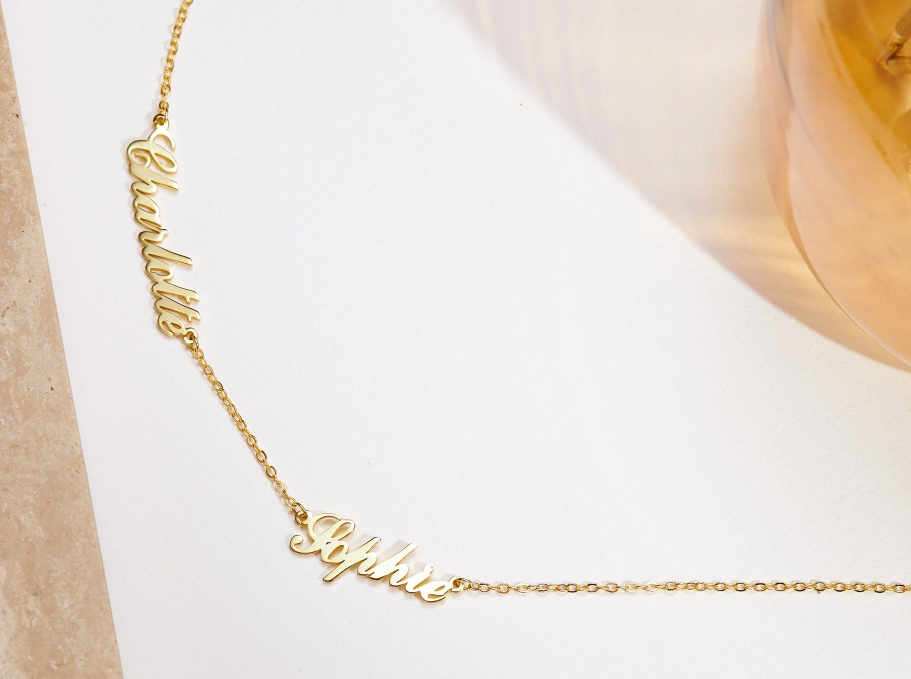 Multi Name Necklace-Jewelry > Necklaces > Monogram & Name Necklaces-EcoPhilia