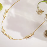 Multi Name Necklace-Jewelry > Necklaces > Monogram & Name Necklaces-EcoPhilia