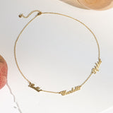 Multi Name Necklace-Jewelry > Necklaces > Monogram & Name Necklaces-EcoPhilia