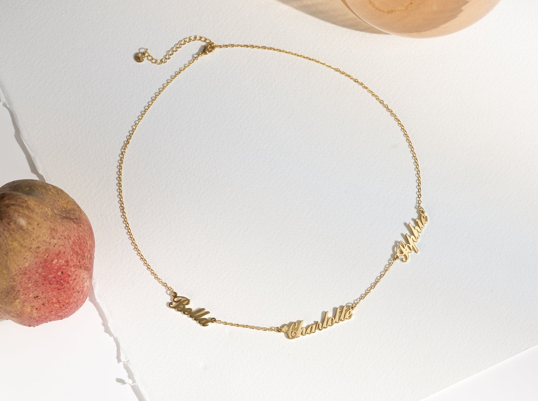 Multi Name Necklace-Jewelry > Necklaces > Monogram & Name Necklaces-EcoPhilia