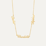 Multi Name Necklace-Jewelry > Necklaces > Monogram & Name Necklaces-EcoPhilia