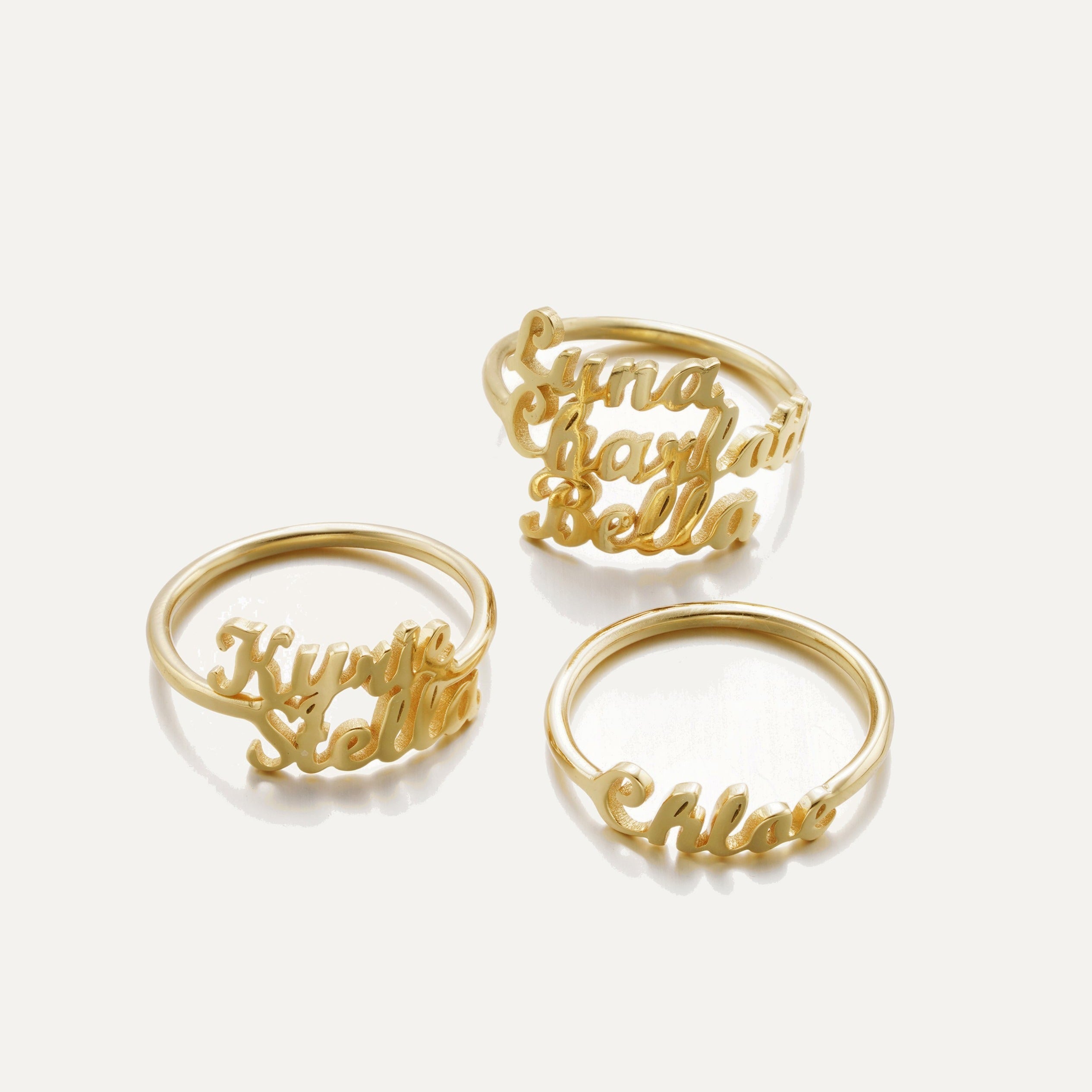 Multi Name Ring-Jewelry > Rings > Statement Rings-EcoPhilia