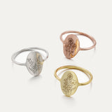 Multiple Birth Flower Oval Ring-Jewelry > Rings > Statement Rings-EcoPhilia