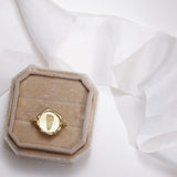 Newborn Seal Wax Spinner Ring-Jewelry > Rings > Statement Rings-EcoPhilia