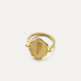 Newborn Seal Wax Spinner Ring-Jewelry > Rings > Statement Rings-EcoPhilia